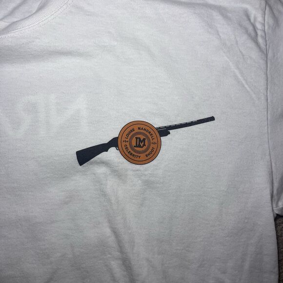 NRA Sports T-Shirt Men’s XL White Graphic Tee Beamhit Shooting Target Promo USA - Picture 3 of 7